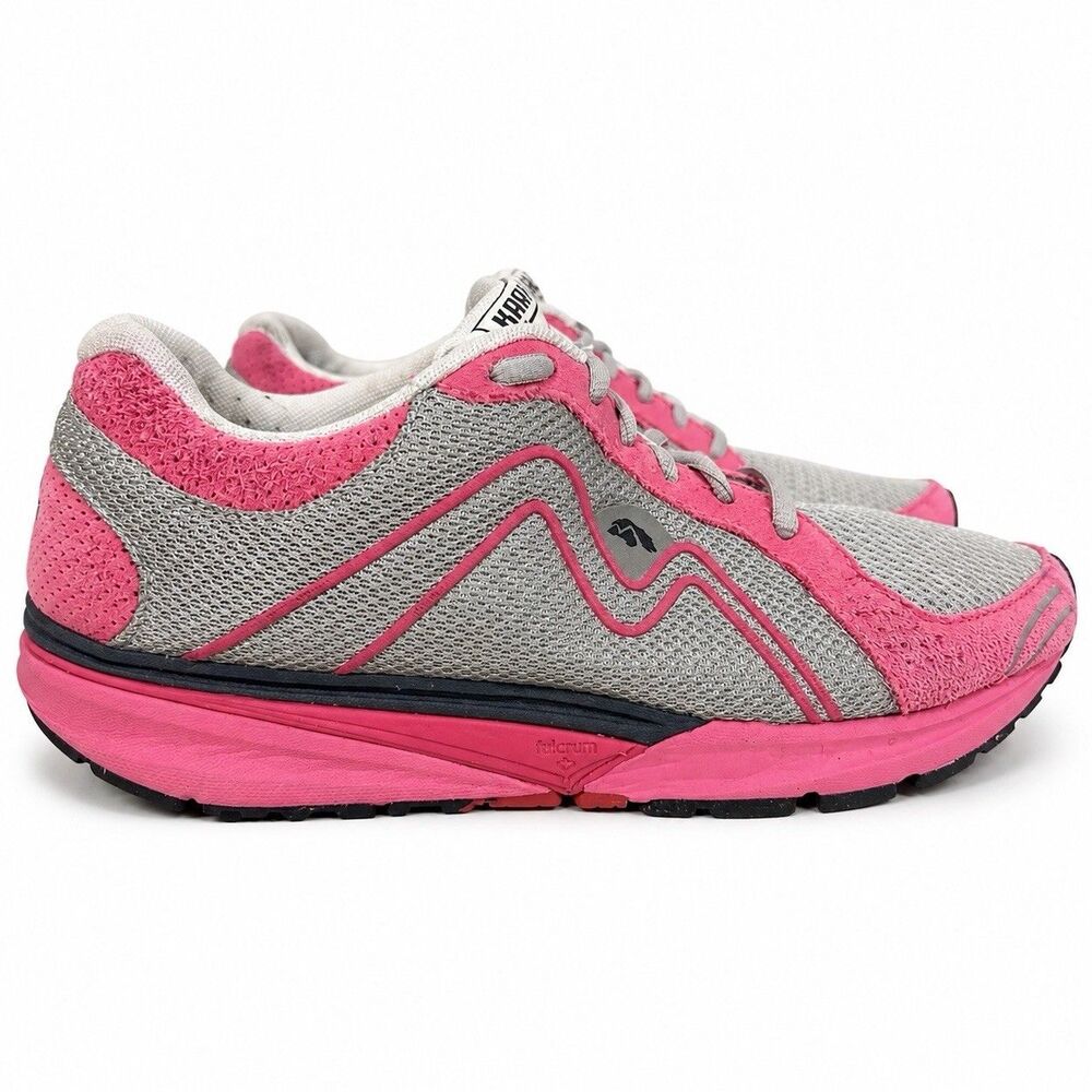 Karhu Fast4 Womens 8.5 Pink Gray Fulcrum Running Shoes F200091 Retro Sneakers